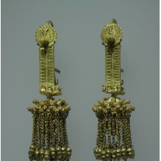 Gold pendant, sun, bird-like design